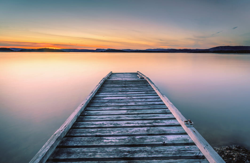Pier at golden hour